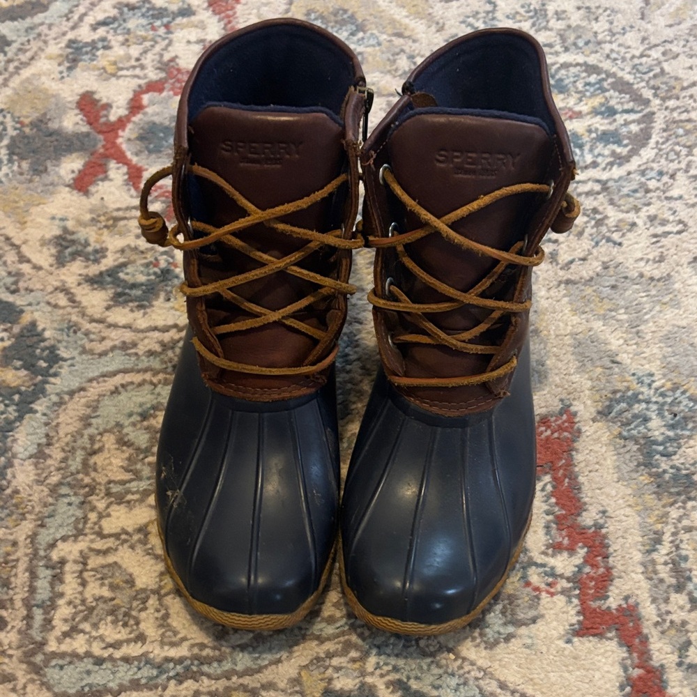 Sperry Leather and Rubber Duck Boots
